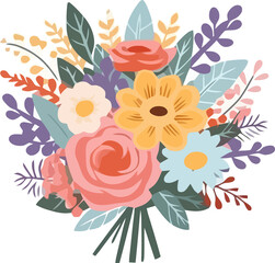 Tropical Summer Flower Bouquet, Exotic Paradise Blooms