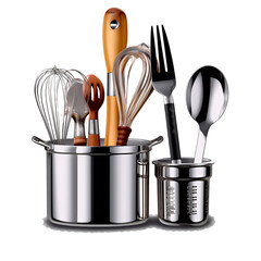 kitchen utensils set collection transparent png