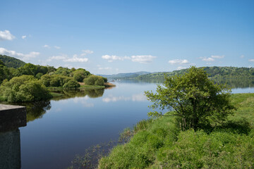 Fototapeta na wymiar View of Bala Lake in Gwynedd, Wales