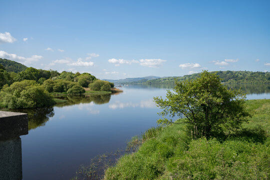 View of Bala Lake in Gwynedd, Wales