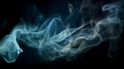 Fototapeta premium Smoke and Mist an ethereal abstract background. Generative ai.