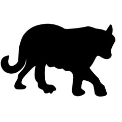 Tiger Silhouette Vector 
