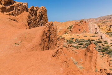 Skazka (Fairytale) Canyon - the most unusual and picturesque gorge on the southern shore of...