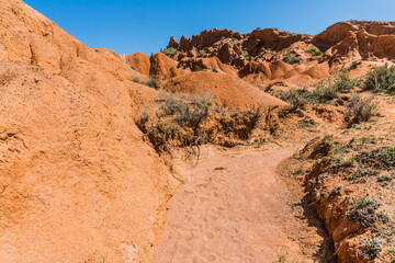 Skazka (Fairytale) Canyon - the most unusual and picturesque gorge on the southern shore of...