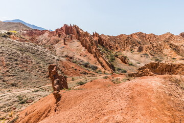 Skazka (Fairytale) Canyon - the most unusual and picturesque gorge on the southern shore of...