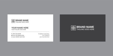 Simple business card design for corporate business,professional and personal business card design.