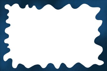 blue background with frame for text