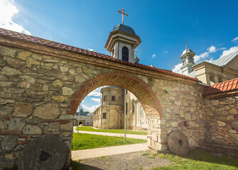 Fototapeta na wymiar Dominican monastery, Pidkamin village, Brodiv district, Lviv region.