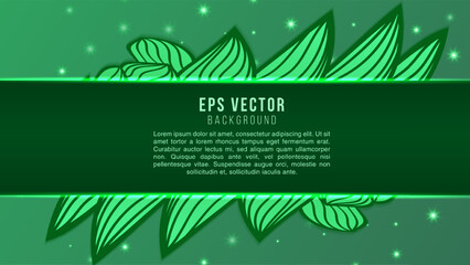 Green doodle decorative floral design frame with space for text in center. Black and white image in adult colouring books style