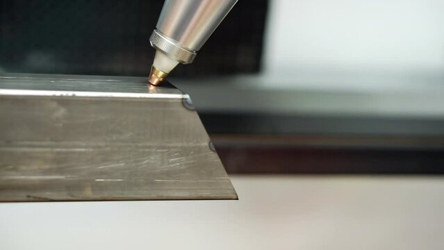 Measuring with a coordinate measuring machine.