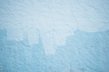 Abstract grunge decorative light blue painted stucco wall texture background