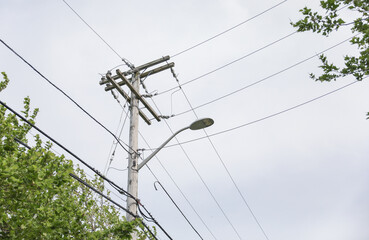 power lines and telecom lines symbolize connectivity, communication, and the flow of energy and information representing the infrastructure that enables power distribution and telecommunication