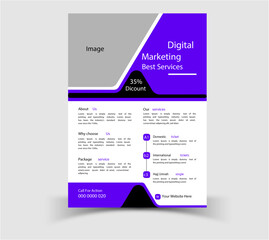 Company Sponsor Ads, Free PSD Office Poster 