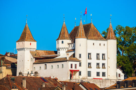 Medieval castle in Nyon, Switzerland