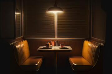Moody Diner Booth