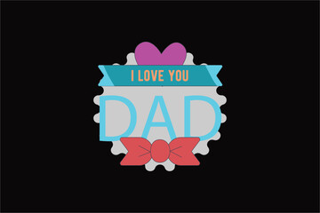 Fathers day typography t shirt design