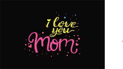Mothers day typography t shirt design