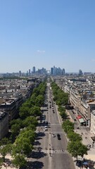drone photo La D&eacute;fense Paris France europe	