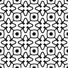 Seamless repeating pattern.  Black and white pattern for web page, textures, card, poster, fabric, textile.
