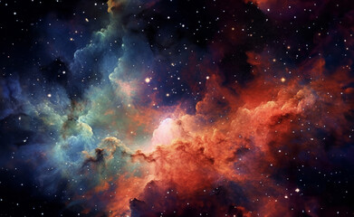 Fototapeta premium Cosmic Nebula