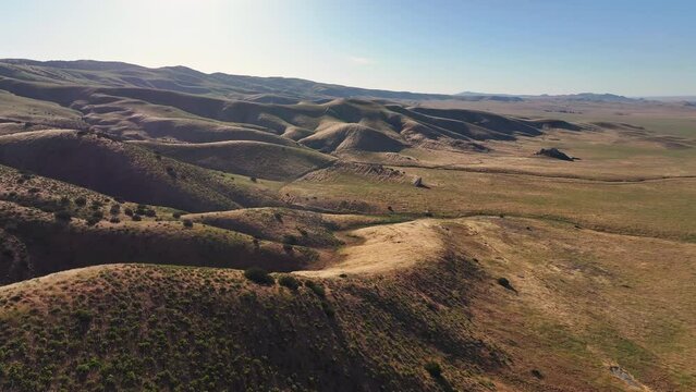 Temblor Range California Aerial Drone