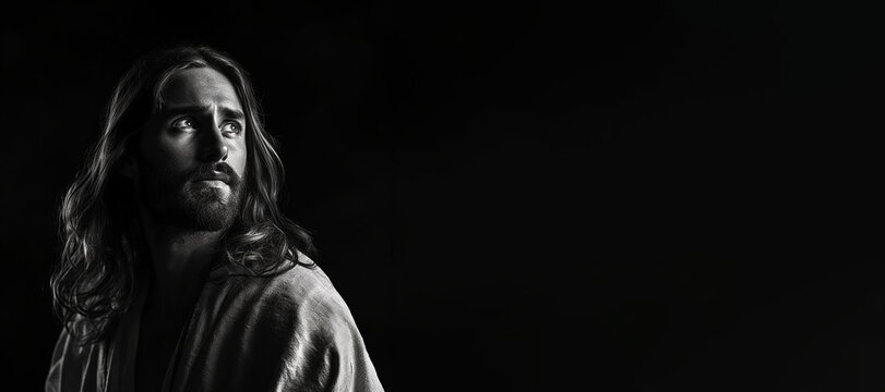 Jesus Black And White Wallpaper jesus-black-and-white-wallpaper