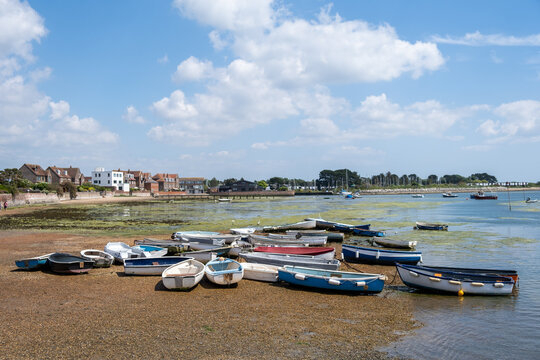 Lots of boats in the harbour, Emsworth, South Coast, Summer