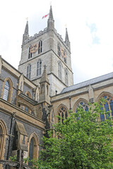 Southwark cathedral in London	