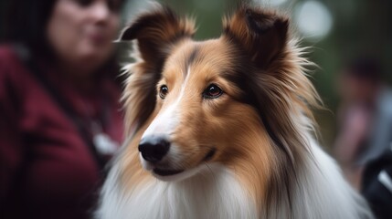Shetland Sheepdog's Obedience Session in the Park
