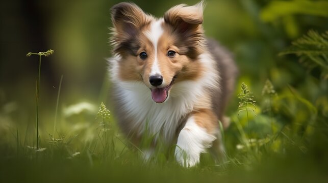 Shetland Sheepdog Puppy's Day Out in the Park