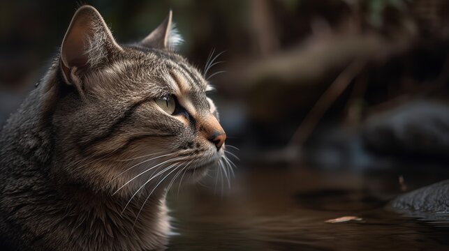 Sokoke's Tranquil Gaze Upon a Babbling Brook