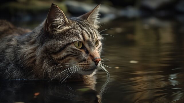Sokoke's Tranquil Gaze Upon a Babbling Brook