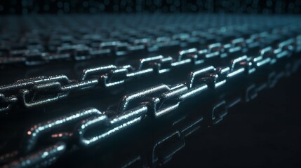 Obraz premium Paving the Path for Blockchain Technology