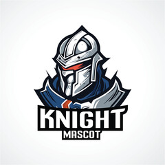 Knight Mascot Logo Design Knight Logo Vector