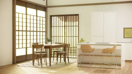 Kitchen room japanese style.