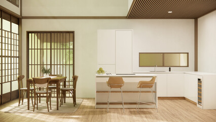 Kitchen room japanese style.