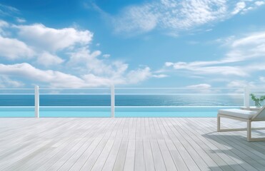 Fototapeta na wymiar Summer product backdrop blue sea background