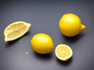 Lemon Background, Generative AI Technology