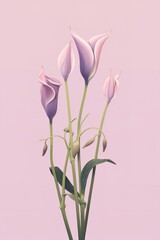 minimalistic lilac bells 