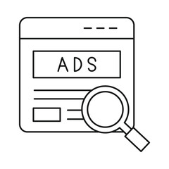 website, ads, web, digital media ads icon
