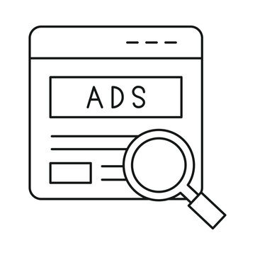 website, ads, web, digital media ads icon