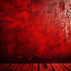 red textured wall