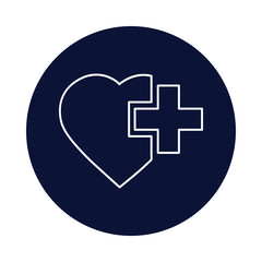heart, love, plus, medical sign, medical heart icon