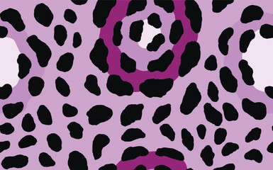 Abstract modern leopard seamless pattern. Animals trendy background. Color decorative vector stock illustration for print, card, postcard, fabric, textile. Modern ornament of stylized skin