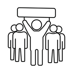 man, politician, vote, poster, politician icon