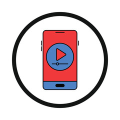 mobile, video, video player, mobile video icon