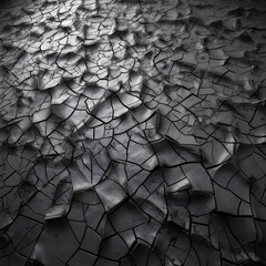 grey squares surface 3D textured