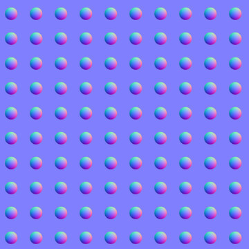 3D illustration; dots normal map  for 3D models