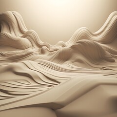 abstract background with cream waves
