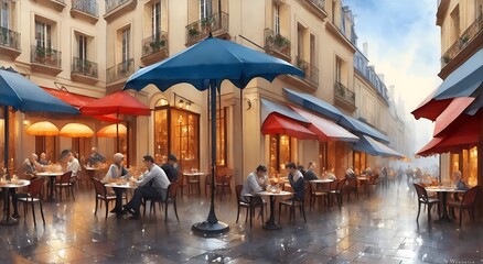 A beautiful view of caf&eacute; 